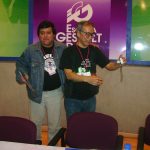 A la mañana siguiente participamos junto con Masaki Motoi en una conferencia sobre la Mercadotécnia en el Manga y en el Cómic Mexicano.