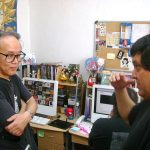 Tuvimos el honor de que nos visitara en el Estudio, Mazaki Motoi, Masaki , vive en Tokio y es crítico de arte, curador y especialista en Historia del arte y cultura visual japonesa antigua y contemporánea.