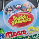 Aplicaciones con los personajes de “BubbleGummers” para Autobuses.