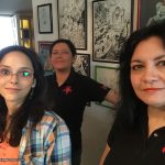 Tuvimos la visita en el Estudio de Paty Torres y Milton Salgado reporteros de TV Azteca, para hacernos una pequeña entrevista para el Programa "Ellas Arriba", Programa de revista que se transmitía por el canal Trece.