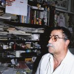 Cuando fuimos nuevamente al Estudio de Sergio Aragonés en Ojai, CA en 1997.